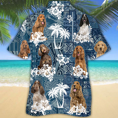 English Cocker Spaniel Hawaiian Shirt HO1538