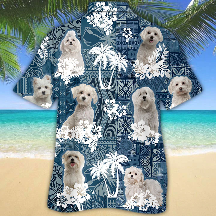 Maltese Hawaiian Shirt HO1572
