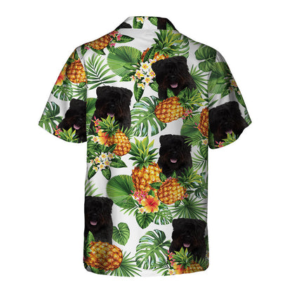 Bouvier Tropical Pattern Hawaiian Shirt, Dog Hawaiian Shirt, summer gift for men and women HO2894
