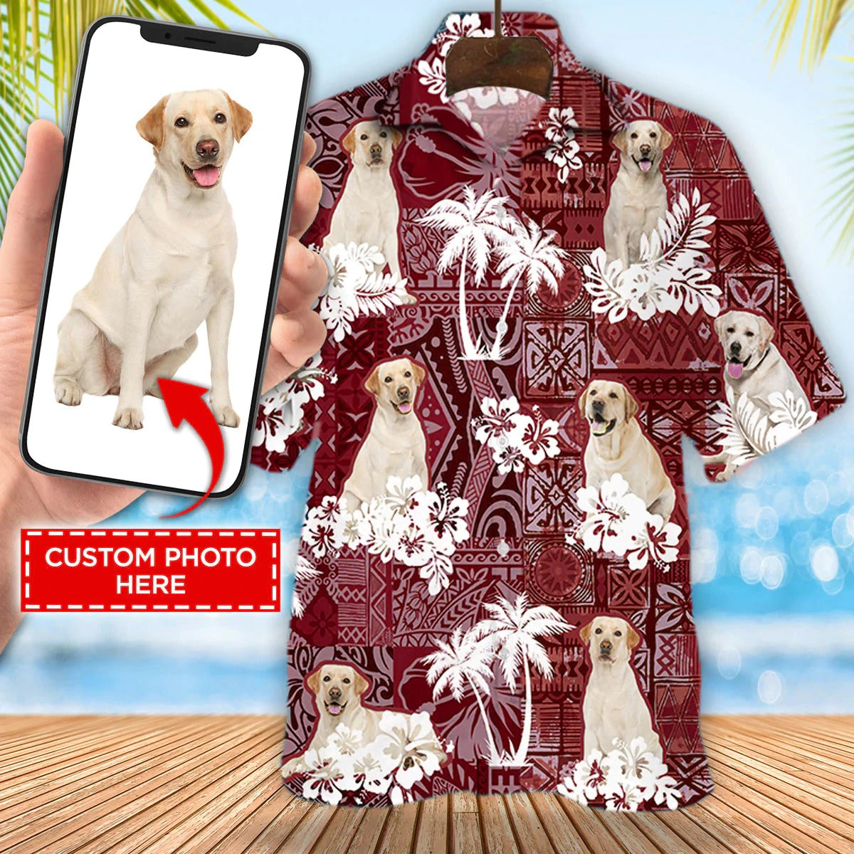 Customized Photo Dog Cat In Hawaiian Shirt For Men And Woman, Best Gift To Pet Lovers HO4942