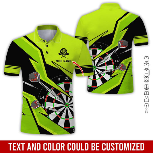 Lasfour Darts For Team Design Multicolor Option Customized Darts Polo Shirt, Perfect Gift For Darts Lovers, Darts Players DMA0011