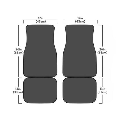 St. Patrick'S Day Stewart Plaid Print Front And Back Car Floor Mats, Front Car Mat PO0320