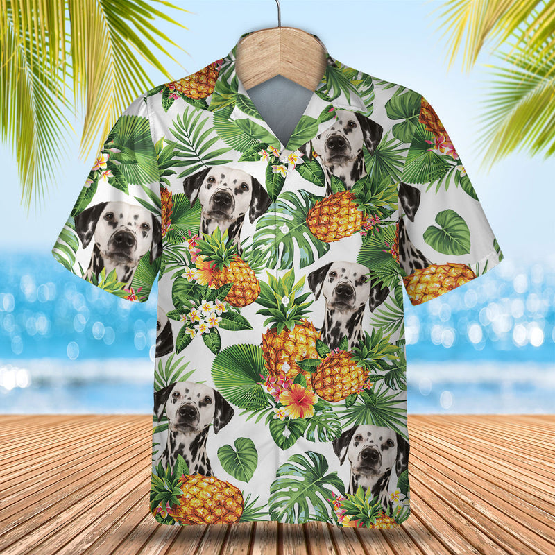 Dalmatian Tropical Pattern Hawaiian Shirt, Dog lover Hawaiian Shirt, summer gift for men and women HO2896