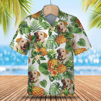 Labrador Retriever Tropical Pattern Hawaiian Shirt, Dog Hawaiian Shirt, summer gift for men and women HO2891