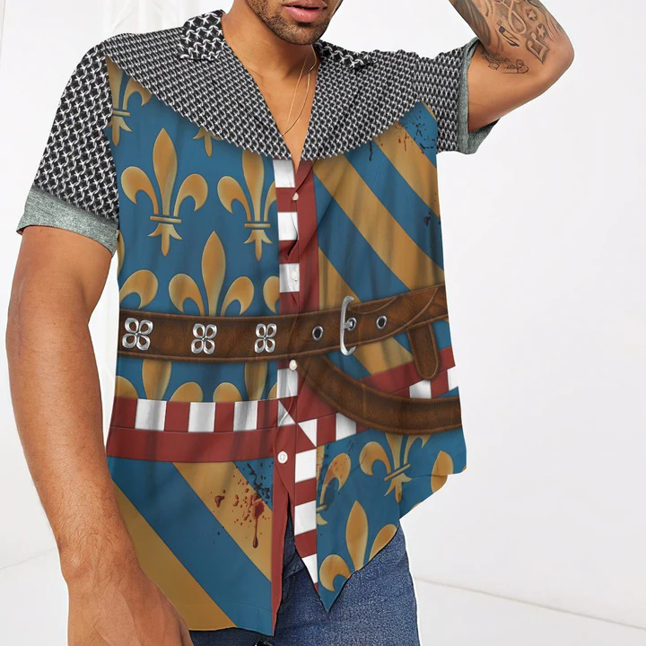 3D French Cavalier Custom Short Sleeve Shirt, Hawaiian shirt for men, women HO1161