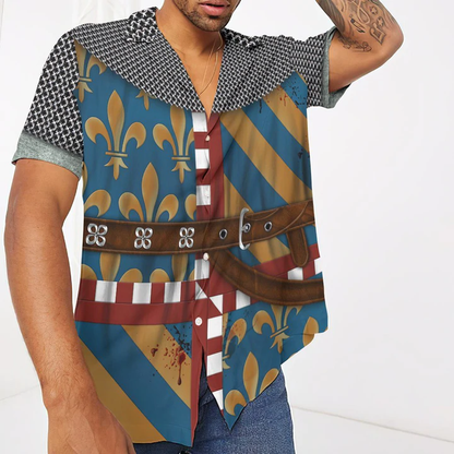 3D French Cavalier Custom Short Sleeve Shirt, Hawaiian shirt for men, women HO1161