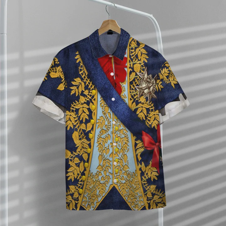 3D Louis XV Custom hawaiian Short Sleeve Shirt, Hawaiian shirt for men, women HO1160