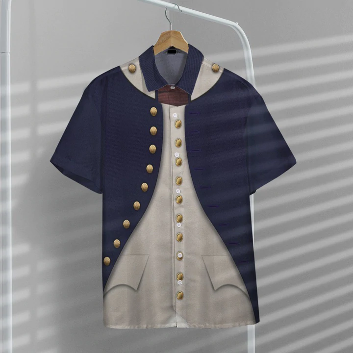 3D Midshipman 1806 Napoleonic Wars British Navy cosplay Hawaiian shirt, Hawaiian shirt for men, women HO1166