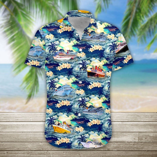 3D Cruise Hawaiian Shirt, summer aloha shirt, Summer gift for him HO3260