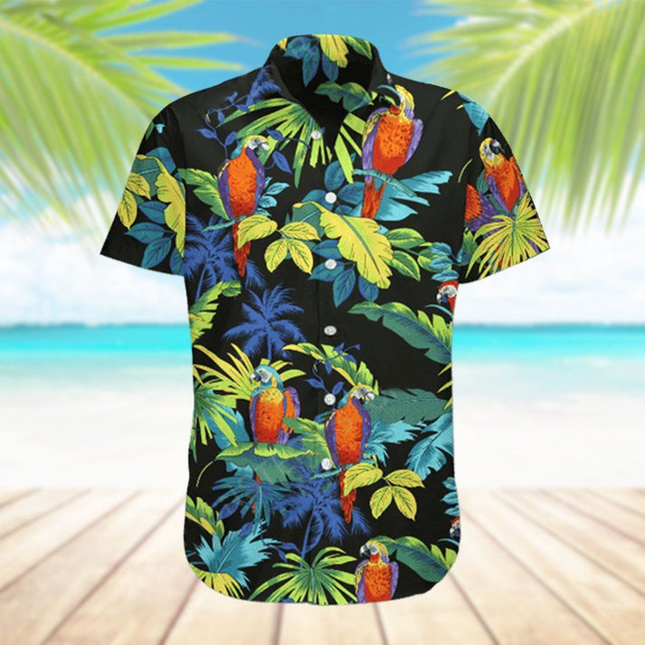 Lasfour - 3D Jim Carrey In Ace Ventura Pet Detective Hawaii Shirt, Hawaiian Shirts for Men Short Sleeve Aloha Beach Shirt HO3267
