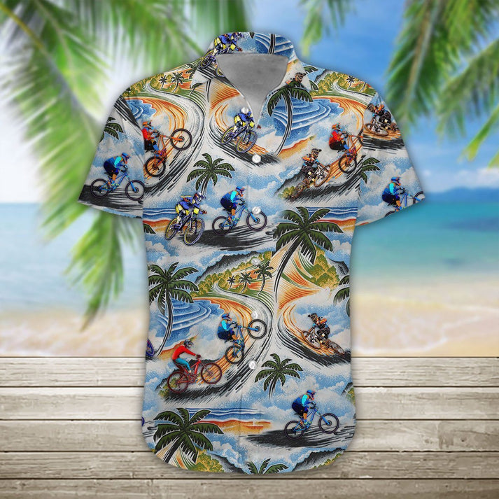 Lasfour - 3D Mountain Biking Hawaiian Shirt for men and women HO3256