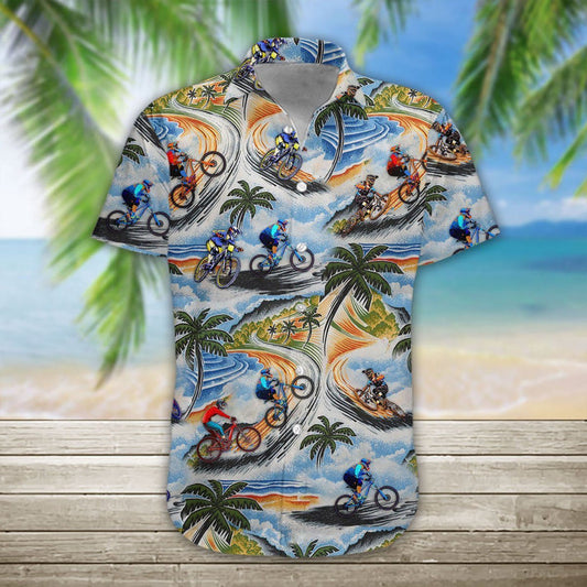 Lasfour - 3D Mountain Biking Hawaiian Shirt for men and women HO3256