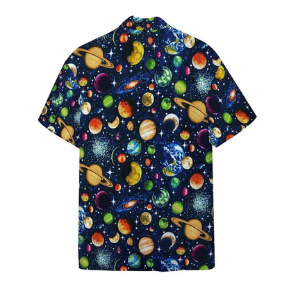 3D Solar System Custom Hawaii Shirt for men and women HO0532