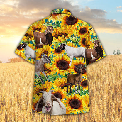 Sunflower Goat Hawaiian Shirt HO5439