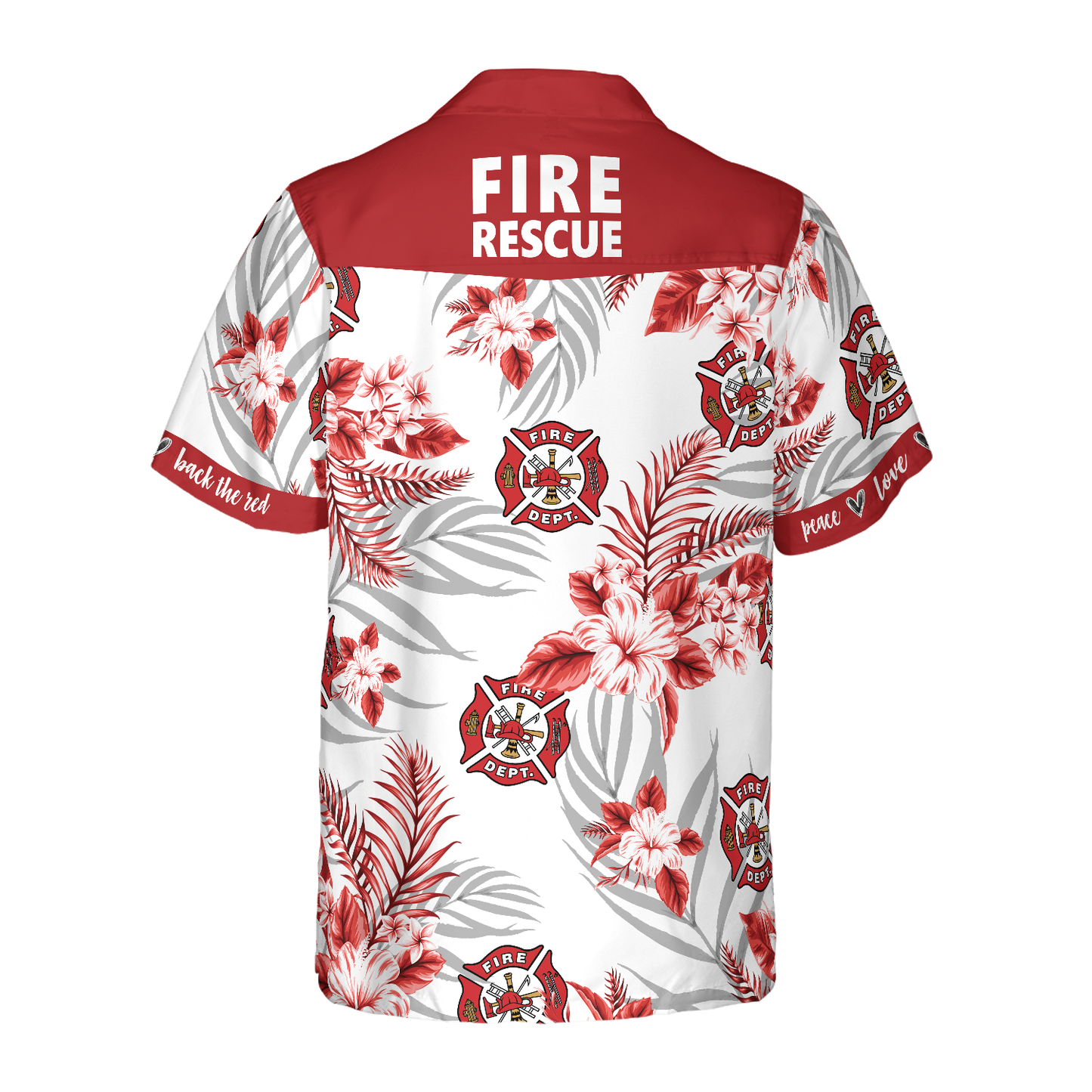 Firefighter Fire Rescue Hawaiian Shirt, Gift for Firefighter HO2905
