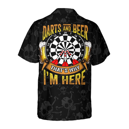Darts And Beer Hawaiian Shirt, Colorful Summer Aloha Shirt For Men Women, Perfect Gift For Friend, Team, Family, Darts Beer Lovers HO4165