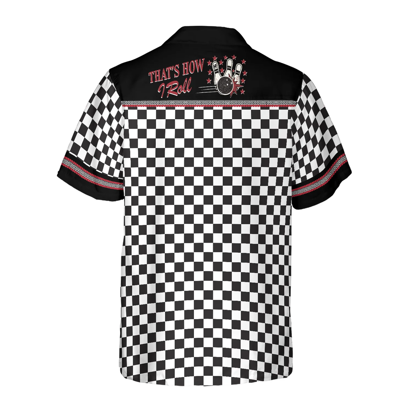 Bowling Caro Pattern Hawaiian Shirt, That's How I Roll Bowling, Colorful Summer Aloha Shirt For Men Women, Perfect Gift For Friend, Bowling Lovers HO4044