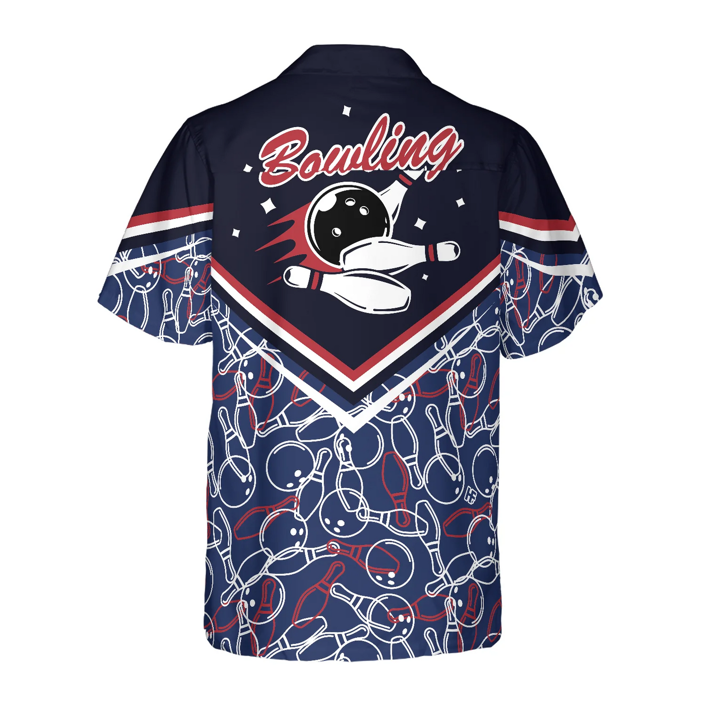Bowling Pattern Custom Name Hawaiian Shirt, Personalized Colorful Summer Aloha Shirt For Men Women, Perfect Gift For Friend, Family, Bowling Lovers HO4041