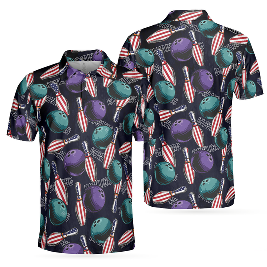 Custom Bowling Polo Shirts Unisex BO0274