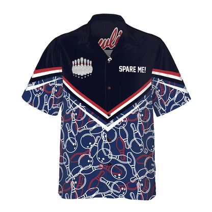 Spare Me Bowling Hawaiian Shirt, Colorful Summer Aloha Shirt For Men Women, Perfect Gift For Friend, Bowling Lovers, Bowling Team HO4045