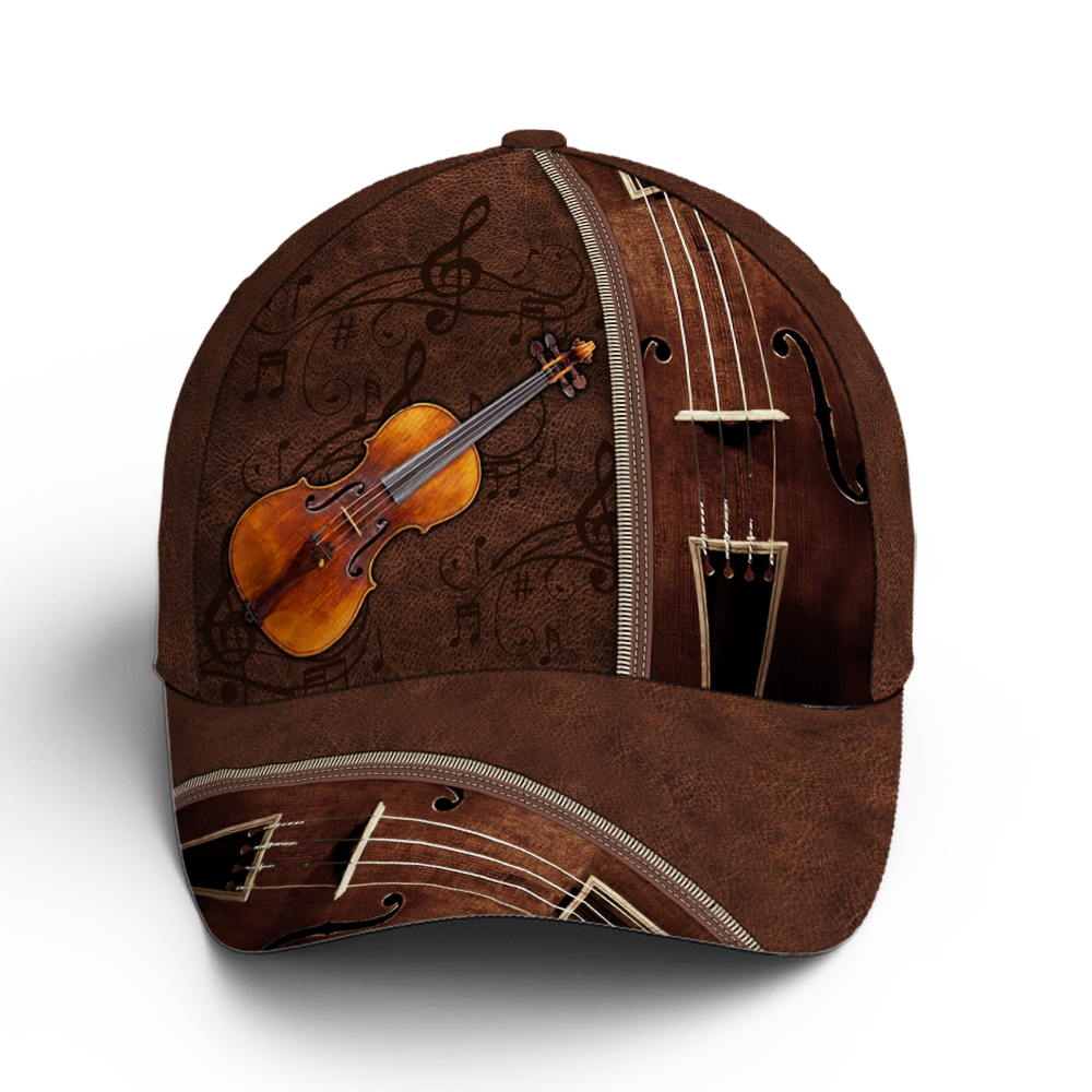 Baseball Cap For Violin Lovers Classic Leather Lasfour CO0946