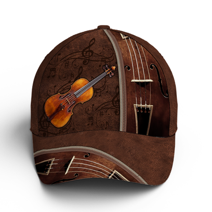 Baseball Cap For Violin Lovers Classic Leather Lasfour CO0946
