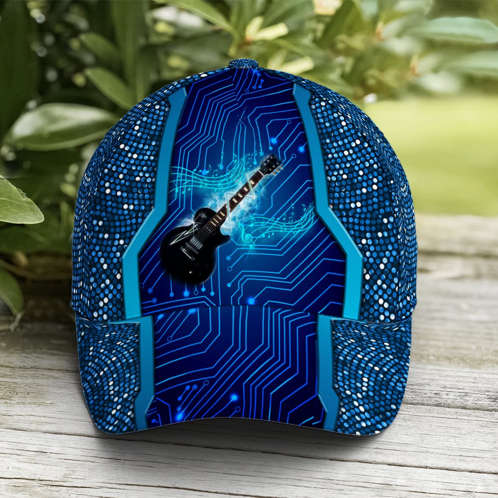 Baseball Cap For Guitar Bass Lovers Future Tech Style Lasfour CO0945