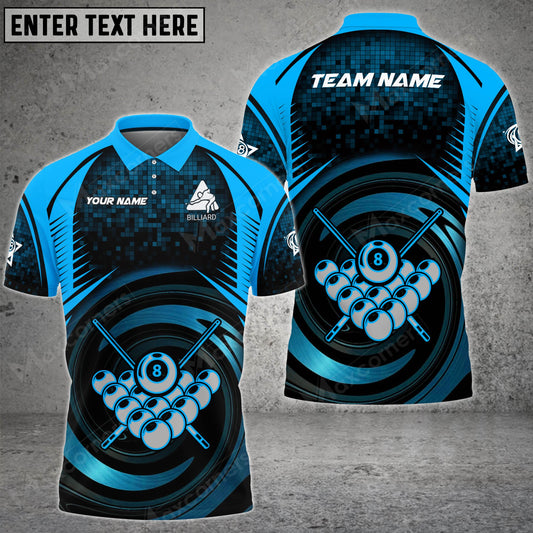 Lasfour Personalized Billiards Color Style, Team Name Unisex Shirt BIA0606