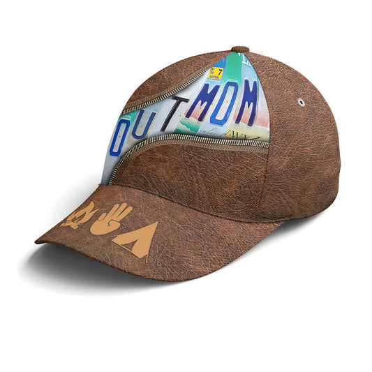Scout Mom Leather Style Baseball Cap Lasfour CO0808