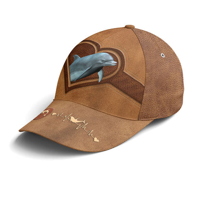 Classic Leather Style Dolphin Baseball Cap Lasfour CO0953