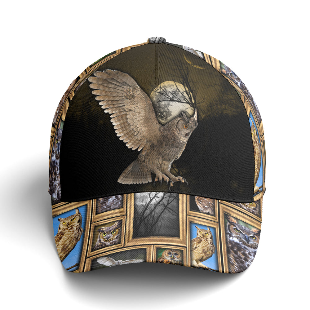 Cute Owl 3D Style Printed Baseball Cap Lasfour CO0898
