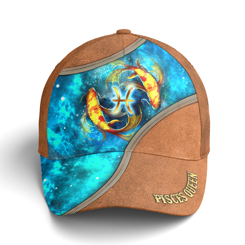 Baseball Cap For Pisces Queen Classic Leather Lasfour CO0745