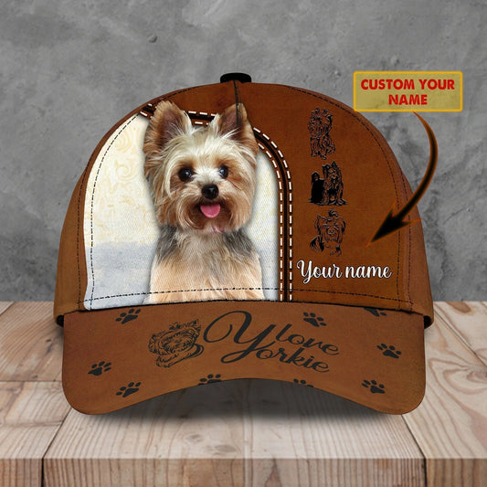Personalized Baseball Yorkshire Cap Hat For Dog Lover, 3D Full Print Yorkshire Dog Cap Hat CO0398