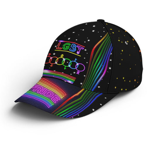 LGBT Pride Neon Style Baseball Cap Lasfour CO0847