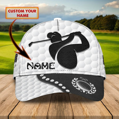 Personalized 3D Full Printed Baseball Cap For Golfer, Goft Men Caps, Golf Man Hat, Cool Golf Hats CO0346