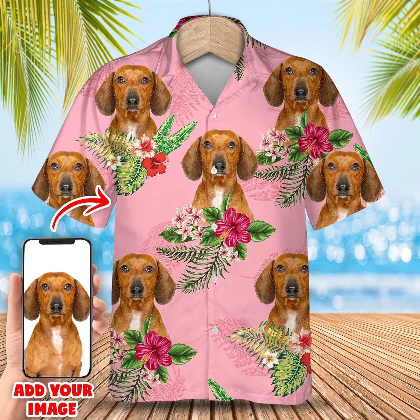Custom Image Dog Hawaiian shirt, Summer Dog Hawaiian shirt For Men, Women HO0334