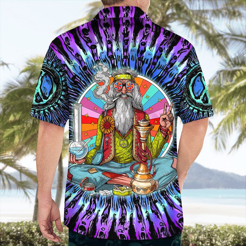 Hippie Hawaiian shirt for men and women, old hippie Hawaii shirt 3D all printed HO1464