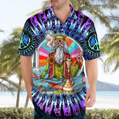 Hippie Hawaiian shirt for men and women, old hippie Hawaii shirt 3D all printed HO1464