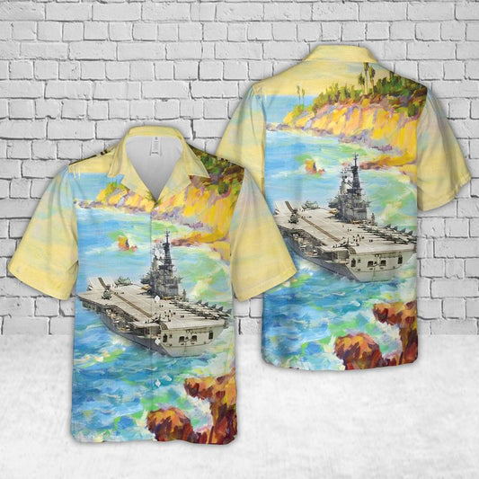HMS Hermes Hawaiian Shirt HO2855
