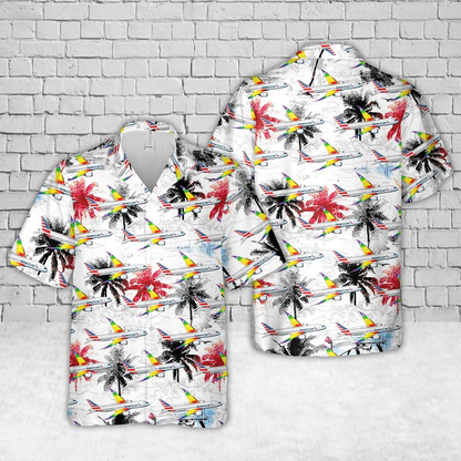 Gay Pride Hawaiian Shirt, American Airlines Fly With Pride Hawaiian Shirt, Pride Hawaiian Shirt HO4551