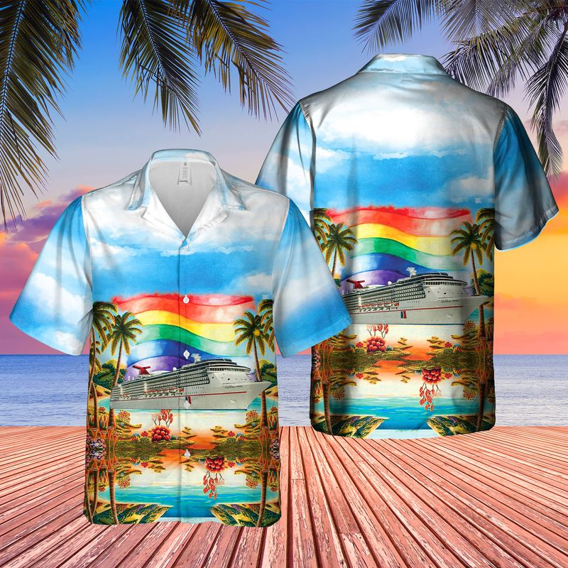 Funny Cruise Shirts, Cruise Happy Pride Month Hawaiian Shirt, Pride Hawaiian Shirt HO4549