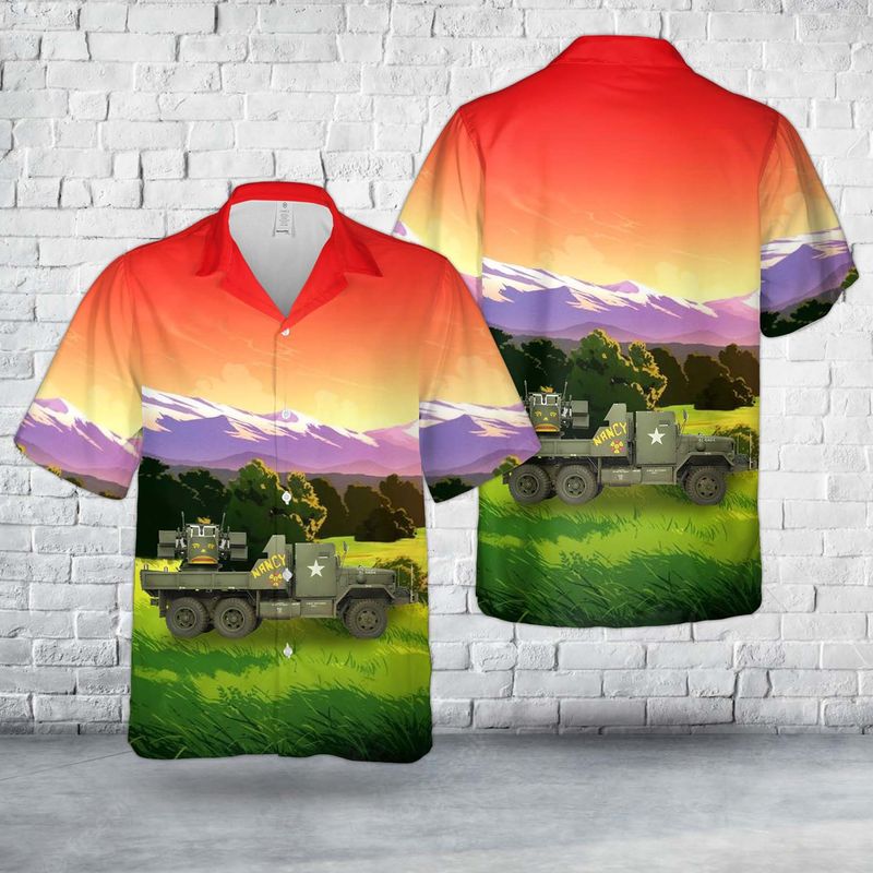 US Army M35A1 Gun Truck Nancy Hawaiian Shirt HO3023