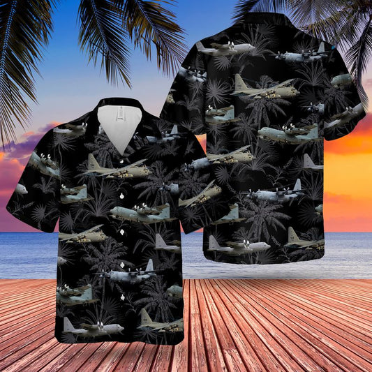 US Air Force Lockheed EC-130H Compass Call Hawaiian Shirt, Hawaiian shirt for men, dad husband HO0307