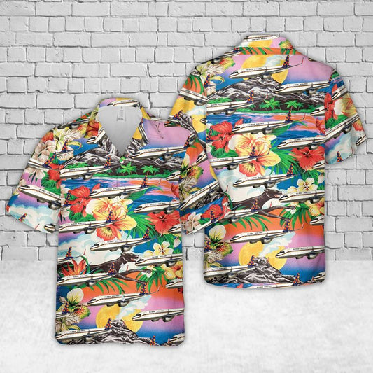 Aloha Airlines A320 Neo Flower Livery Hawaiian Shirt Hawaiian shirt for men, dad husband veteran HO3759