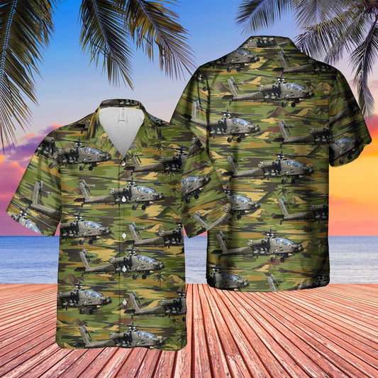 US Army Boeing AH-64D Apache Hawaiian Shirt HO3120