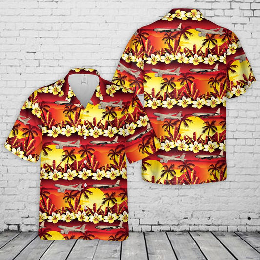 US Air Force Boeing KC-135 Stratotanker Hawaiian Shirt, Hawaiian shirt for men, dad husband veteran HO3775
