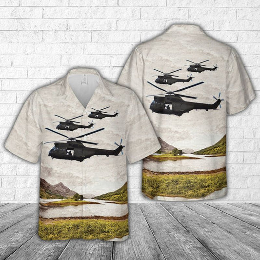 Royal Air Force 33 Squadron Westland SA-330E Puma HC1 XW198 Hawaiian Shirt HO2873
