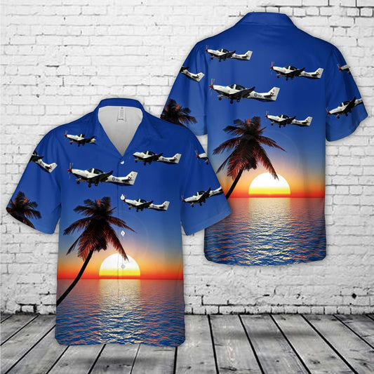 Royal Air Force ZM311 Grob G120TP Prefect T1 cn 11129 Hawaiian Shirt HO2867