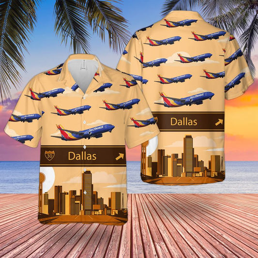 Southwest Airlines Boeing 737-800 Hawaiian Shirt, Hawaiian shirt for men, dad husband HO0125