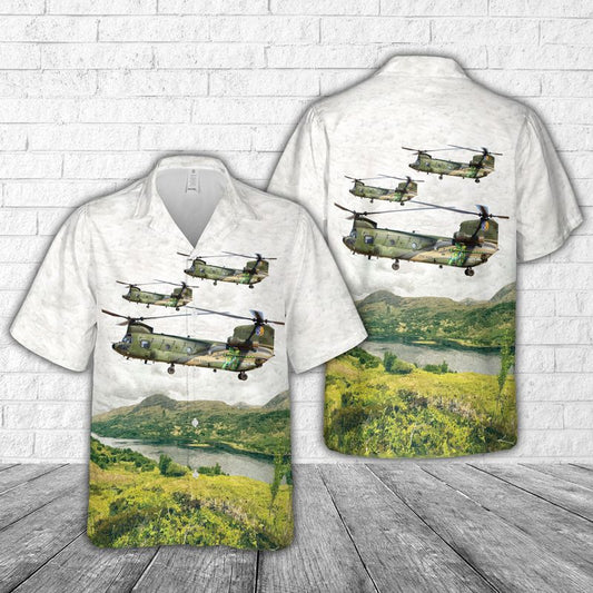 Royal Netherlands Air Force 298 Squadron Celebrates 75th Anniversary CH-47 Chinook Hawaiian Shirt HO2874